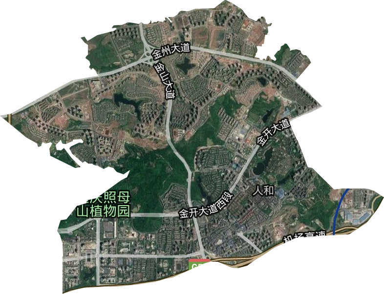 人和街道卫星图