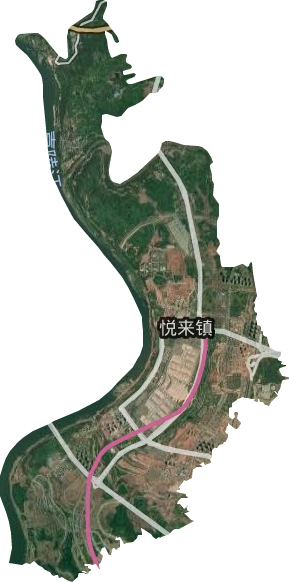 悦来街道卫星图