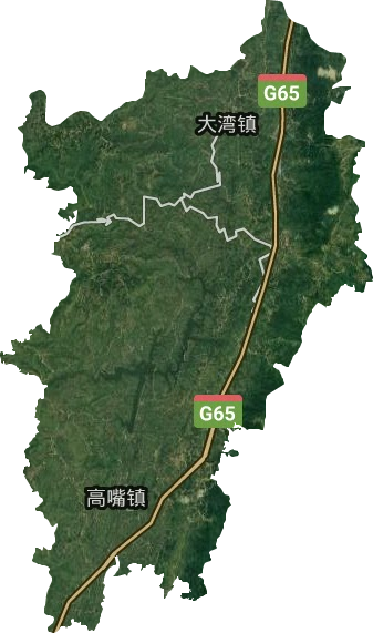 大湾镇卫星图