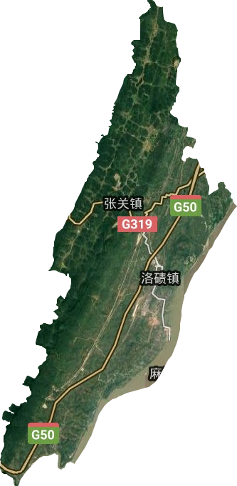 洛碛镇卫星图