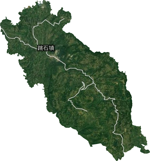 跳石镇卫星图