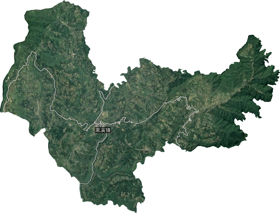 黑溪镇卫星图
