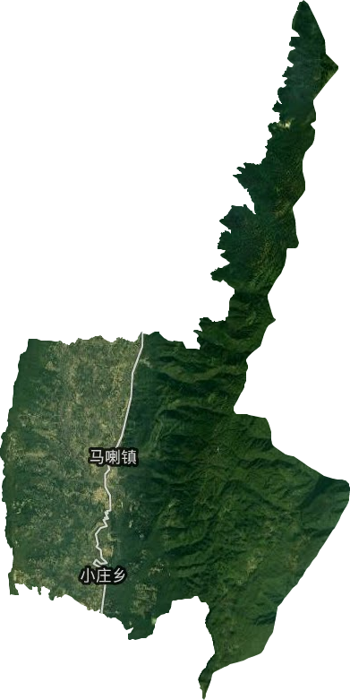 马喇镇卫星图