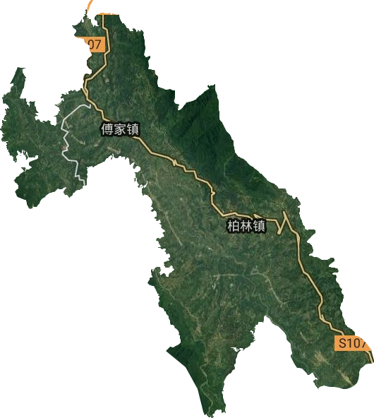 柏林镇卫星图