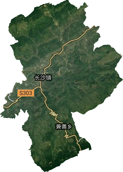 长沙镇卫星图