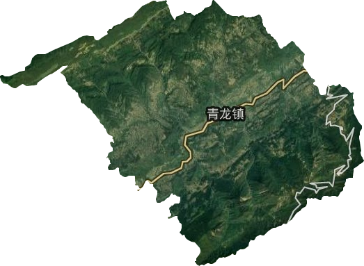 青龙镇卫星图