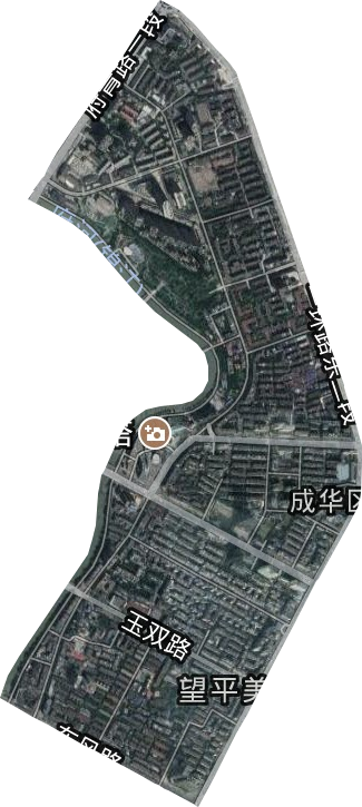 猛追湾街道卫星图