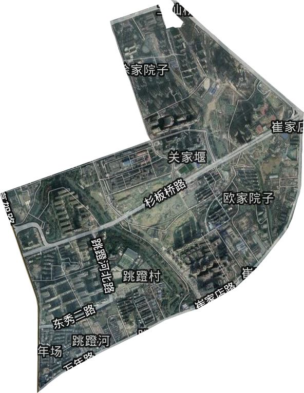 跳蹬河街道卫星图