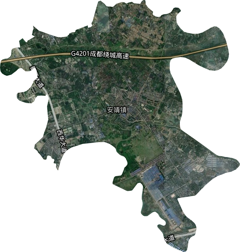 安靖镇卫星图