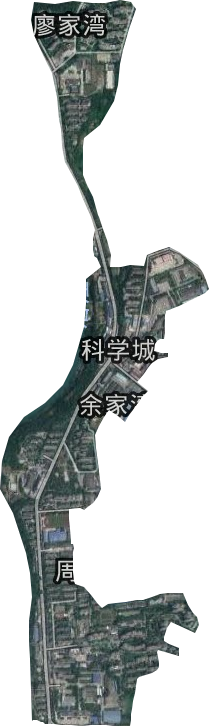 松林街道卫星图