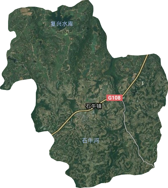 石牛镇卫星图