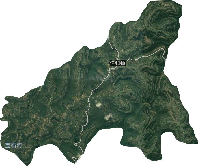仁和镇卫星图