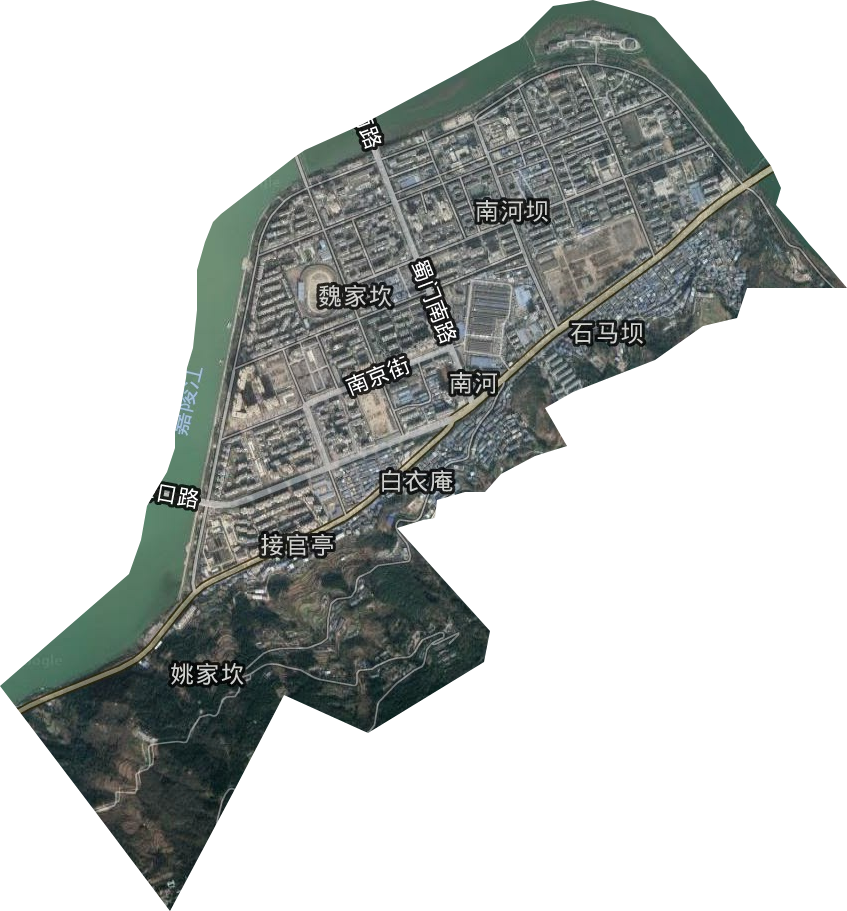 南河街道卫星图