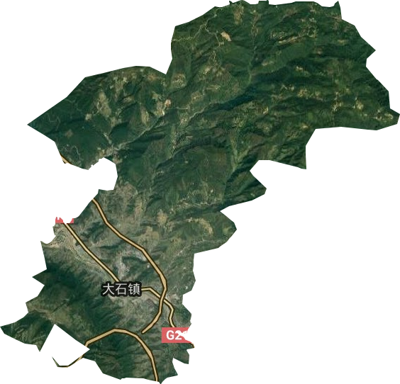 大石镇卫星图