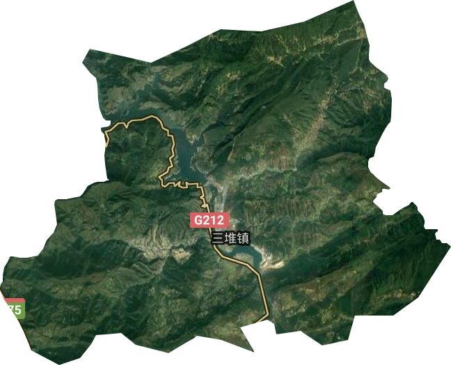 三堆镇卫星图