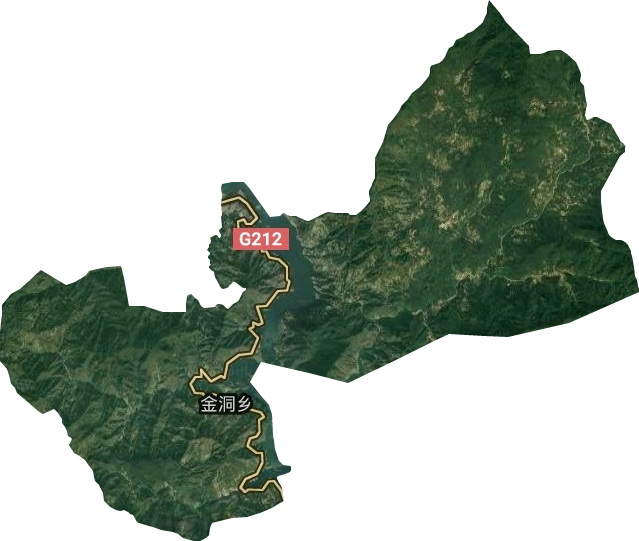 金洞乡卫星图