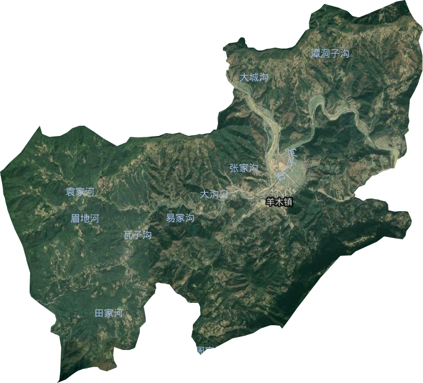 羊木镇卫星图