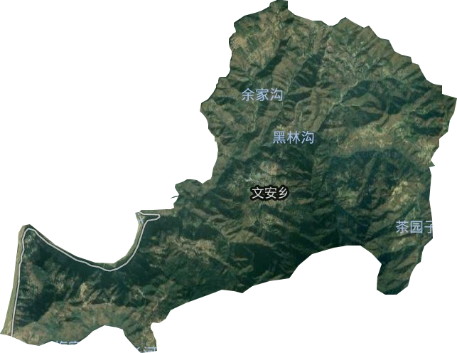文安乡卫星图