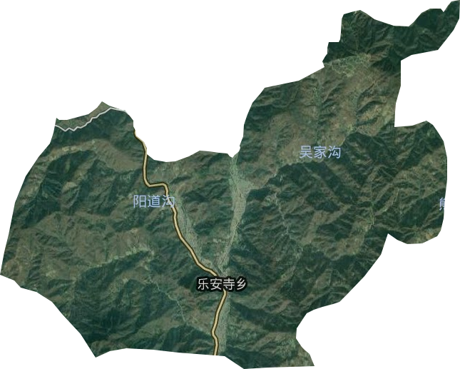 乐安寺乡卫星图