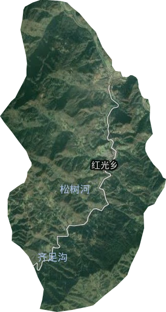 红光乡卫星图