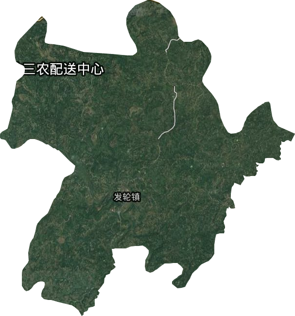 发轮镇卫星图