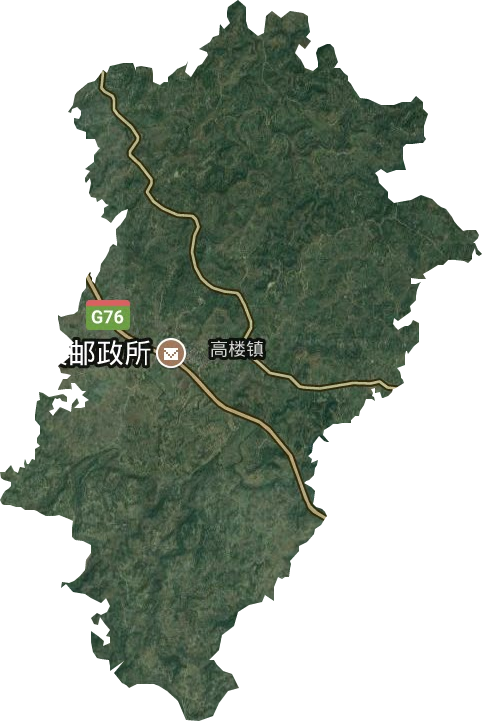 高楼镇卫星图