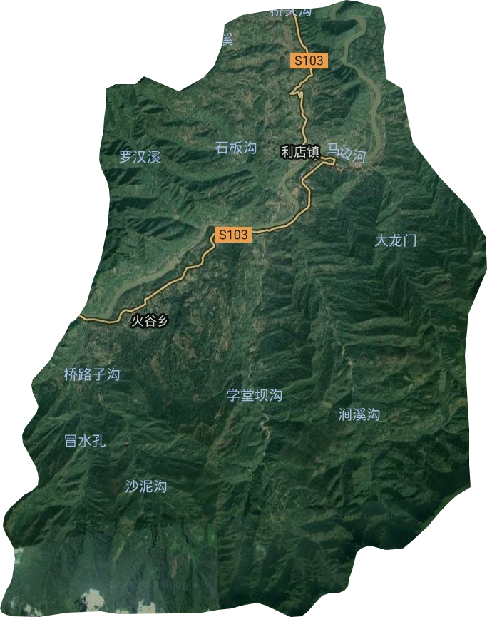 利店镇卫星图