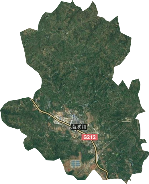 潆溪街道卫星图