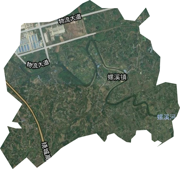 螺溪镇卫星图