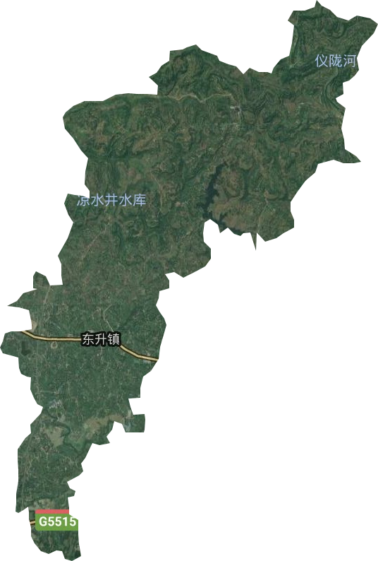 东升镇卫星图
