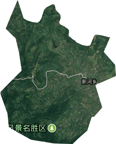 新河乡卫星图