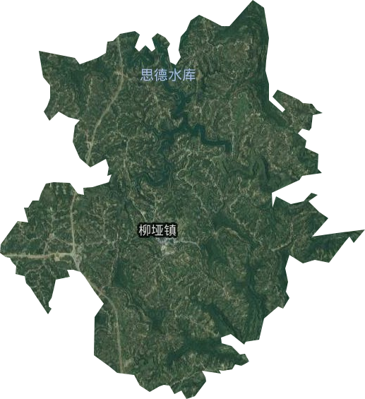 柳垭镇卫星图