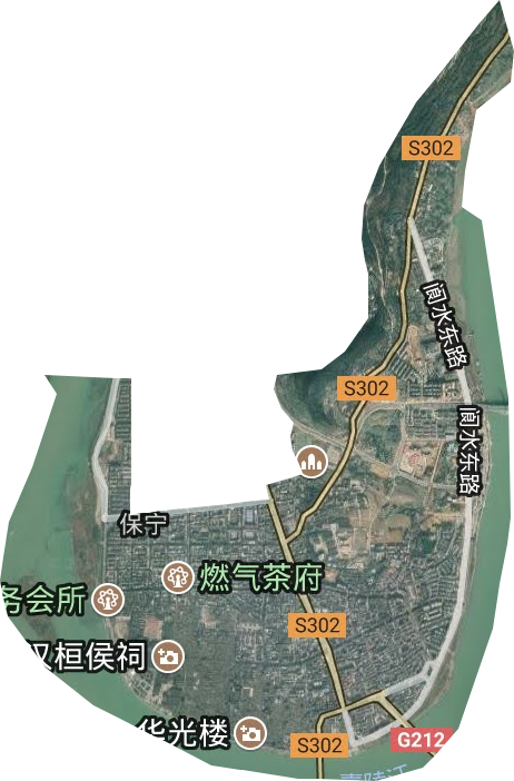 保宁街道卫星图