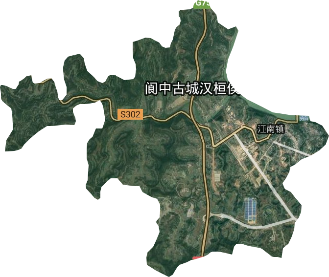 江南街道卫星图