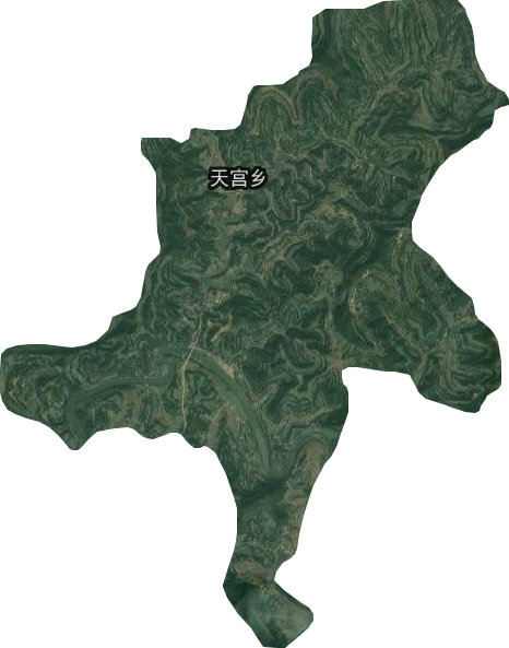 天宫乡卫星图