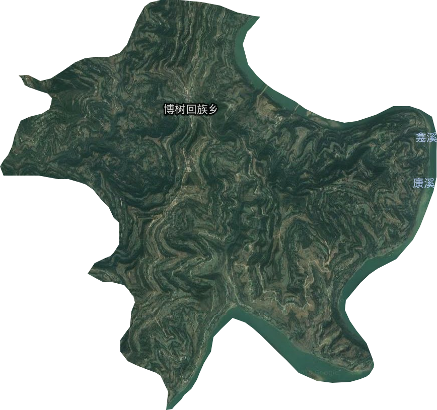 博树回族乡卫星图