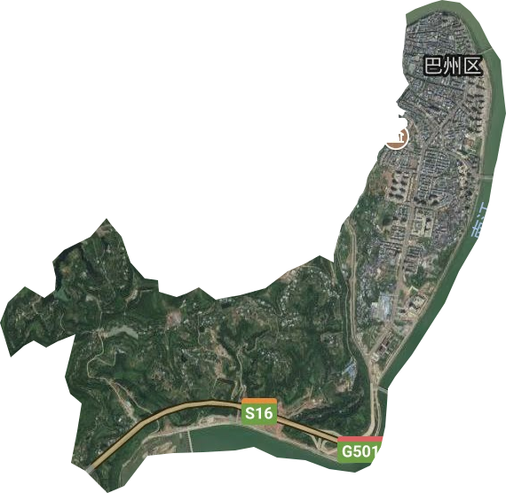 东城街道卫星图