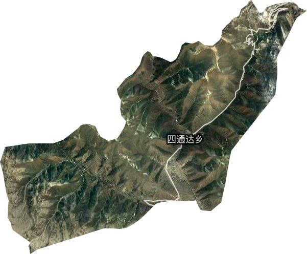 四通达乡卫星图