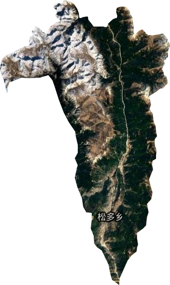 松多乡卫星图