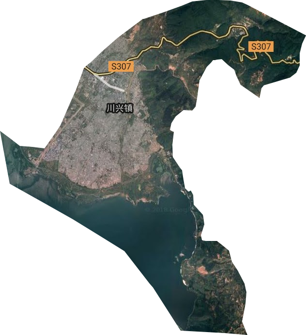 川兴镇卫星图