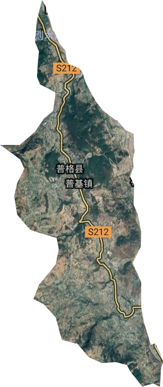 普基镇卫星图