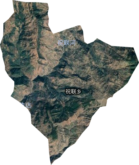 祝联乡卫星图