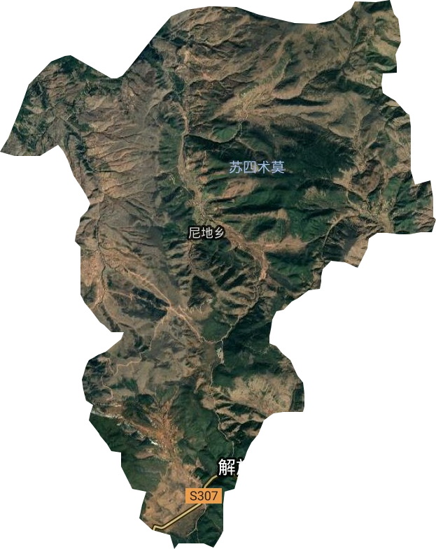 尼地乡卫星图