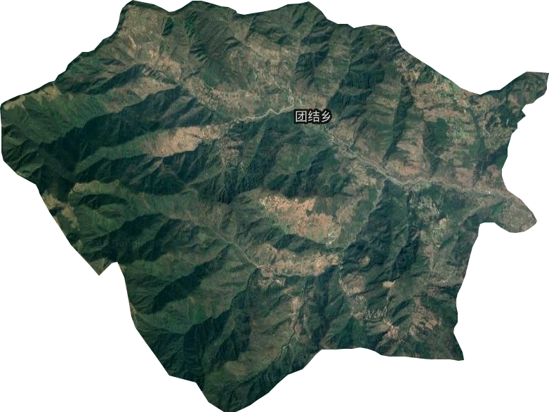 团结乡卫星图