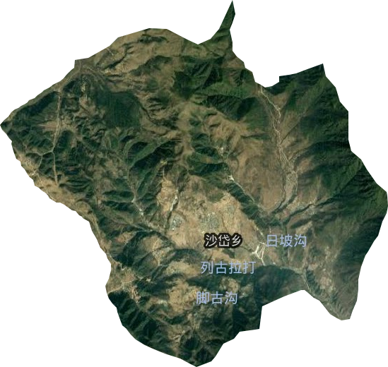 沙岱乡卫星图