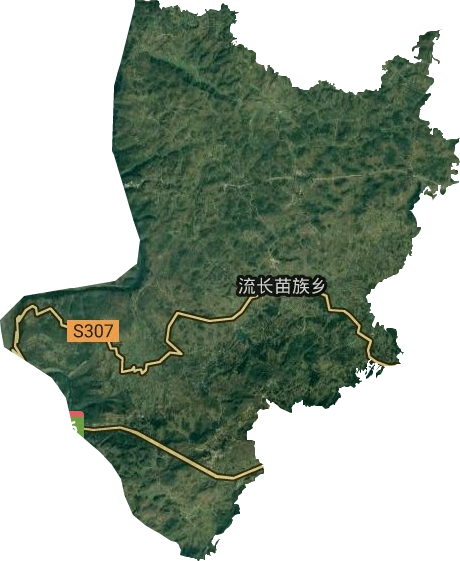 流长苗族乡卫星图