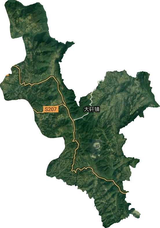 大磏镇卫星图