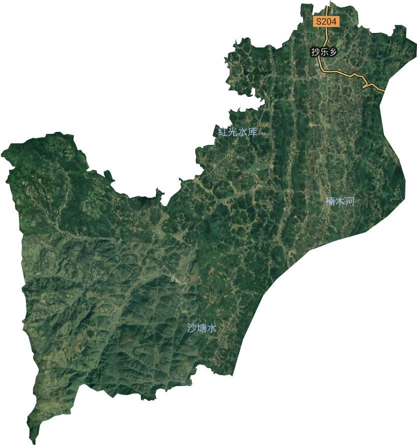 抄乐乡卫星图