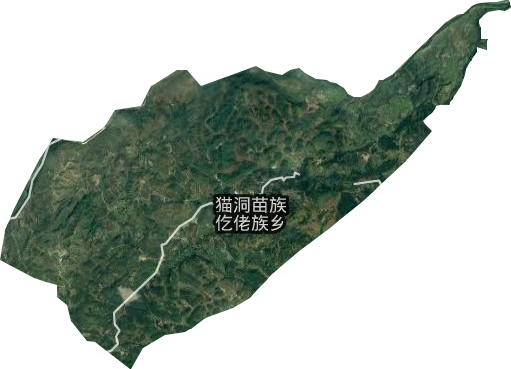猫洞苗族仡佬族乡卫星图