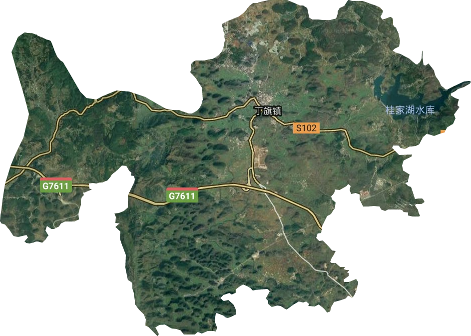 丁旗镇卫星图